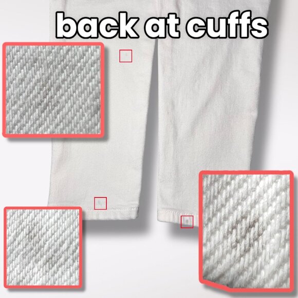 Banana Republic White Skinny Jeans Mid Rise Petite 28 - Picture 9 of 9